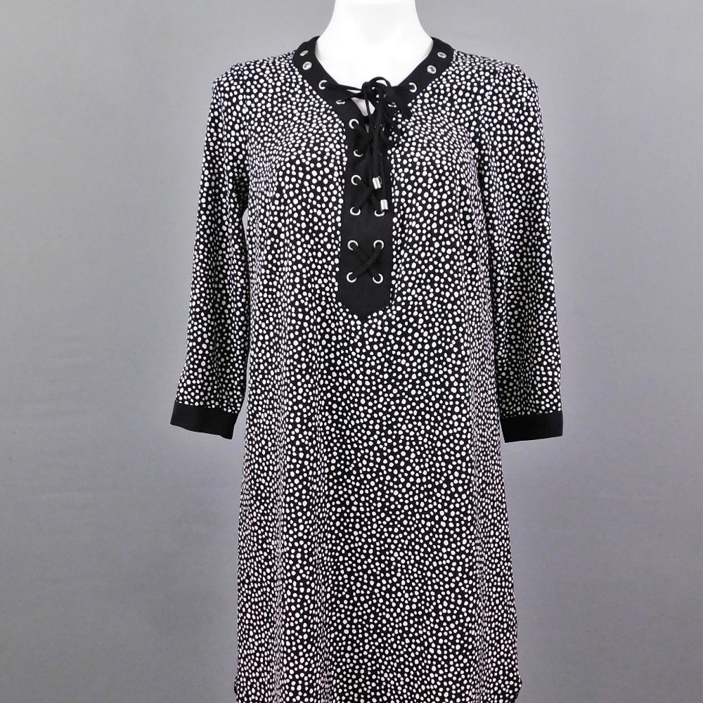 Jones New York‎ Women Dress Black Dot S